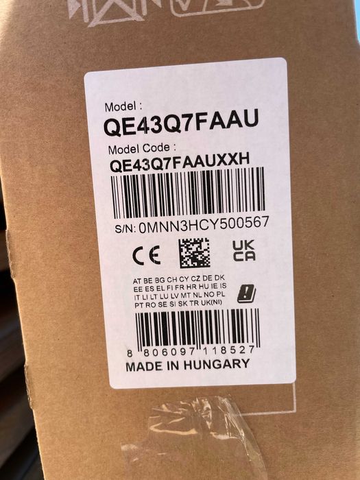 Телевізор Samsung QE43Q7F НОВИНКА 2025 Нові! Запечатані!: 13 999