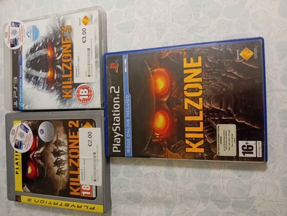 Coleção Killzone ps2 e ps3