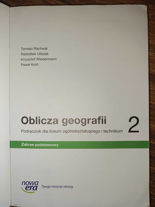 Oblicza geografii 2 Zakres podstawowy Nowa Era