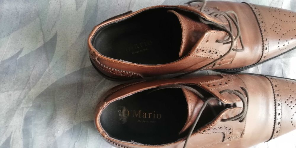 Buty męskie  lavorazione artigiana  nr 42 brązowe