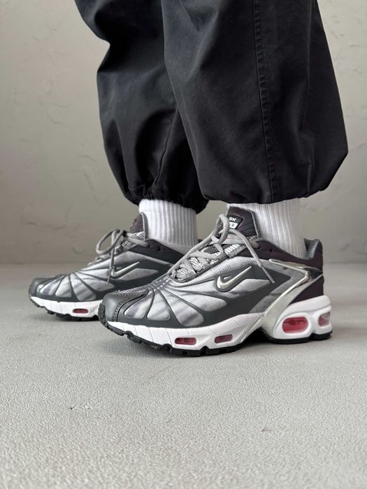Мужские кроссовки Nike Skepta Silver/Black. 40-45
