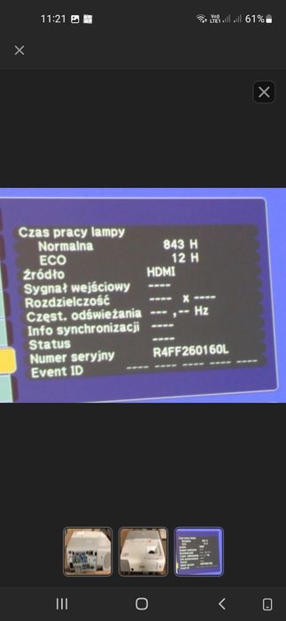 Projektor Epson e93