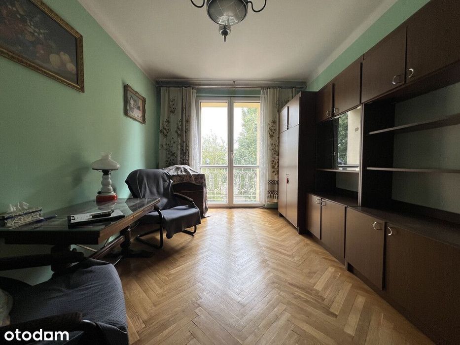 2 pokoje 48m², Doły – cegła, balkon