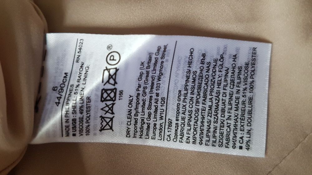 Banana Republic sukienka lniana damska xxs xs