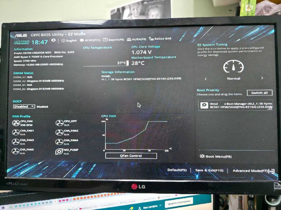 материнська плата Asus ProArt X670E-CREATOR WIFI
