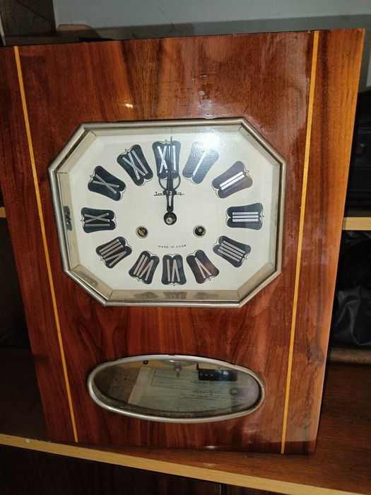 Radziecki Zegar ścienny Jantar wahadłowy USSR klasyk PRL antyk