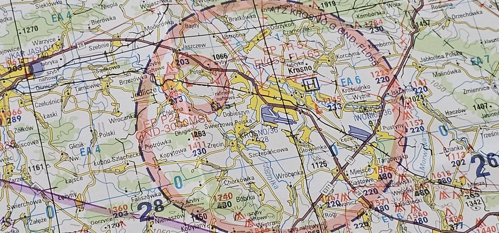 Mapa Lotnicza Low Level 1:250000