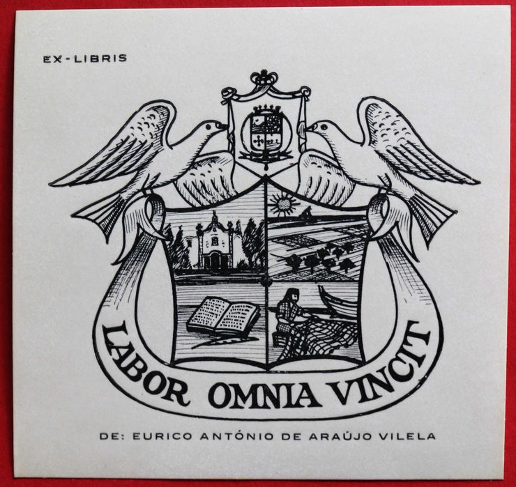 Ex-Libris de Eurico António de Araújo Vilela