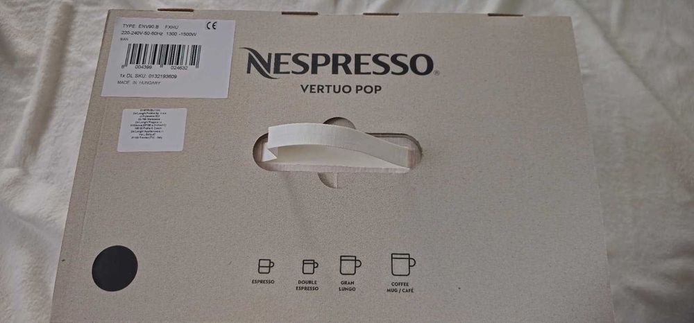 Nespresso Vertuo POP DeLonghi - Eskpres ciśnieniowy