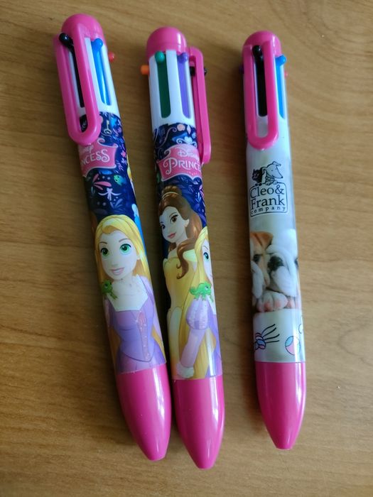 Długopisy 6 kolorów Disney