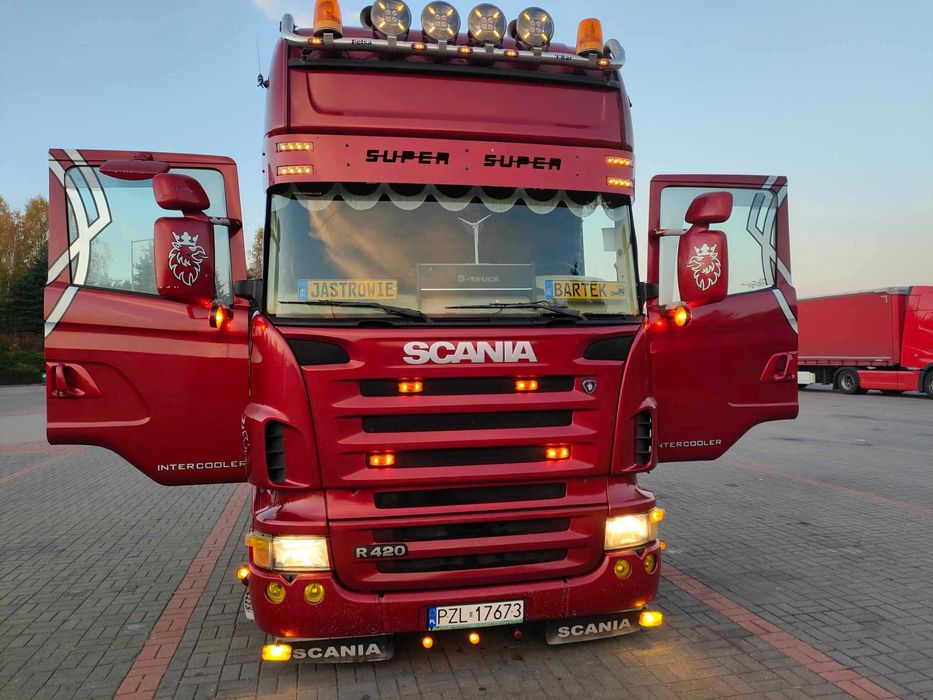 Scania   124 420  Low-deck TACHOGRAF TARCZKA