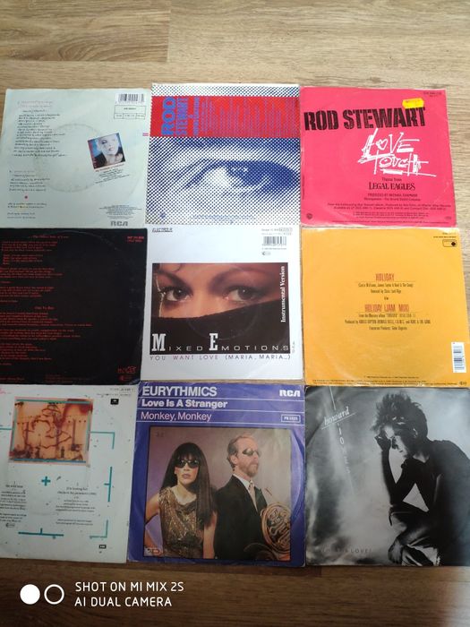 36 singli (dance,pop,rock) winyl