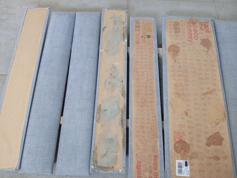 Panele tapicerowane 90x30 , 90x15  używane