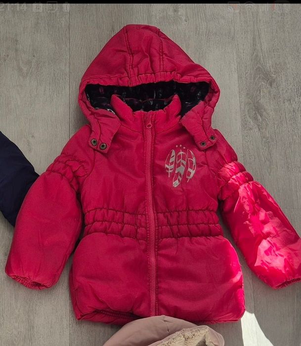 Kurtka zimowa różowa r.110 Lupilu