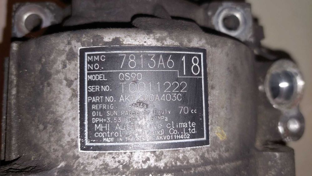 Sprężarka kompresor klimatyzacji Mitsubishi Outlander III