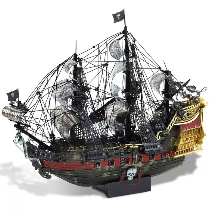 3Д пазл з металу "The queen Anne's revenge"
