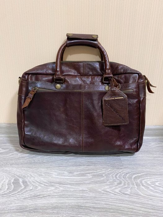 Чоловіча шкіряна сумка / портфель Cowboysbag для ноутбука