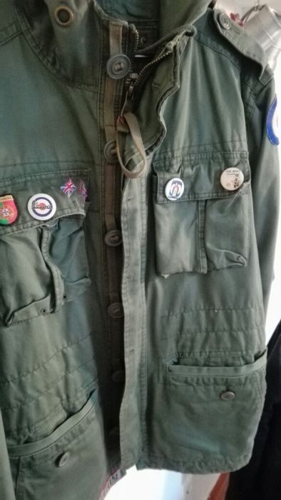 Casaco Parka inglesa Mod, tamanho L