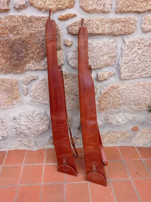 Fundas em couro para espingardas