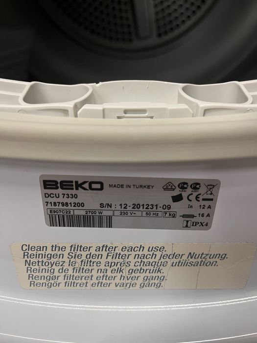 Suszarka BEKO 7kg  |12msc |Dobry stan |Dowóz