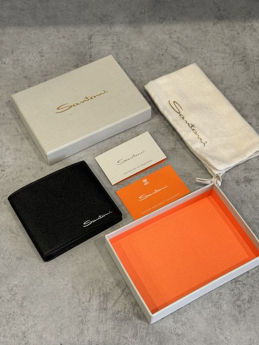 Чоловічий гаманець кошелек Santoni портмане оригінал