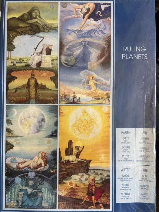 Пазли 1000 шт Земля Повітря Вода Вогонь