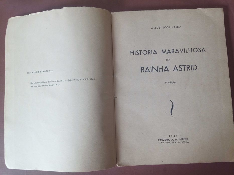 Livro História Maravilhosa da Princesa Astrid