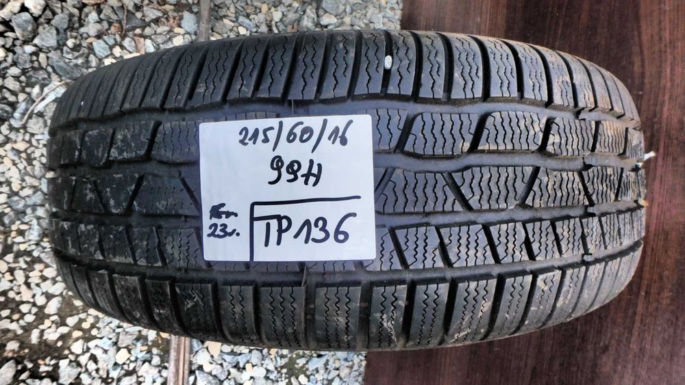 215/60R16 215/60/16 Continental ContiWinter Contact TS830P 99H #TP136#