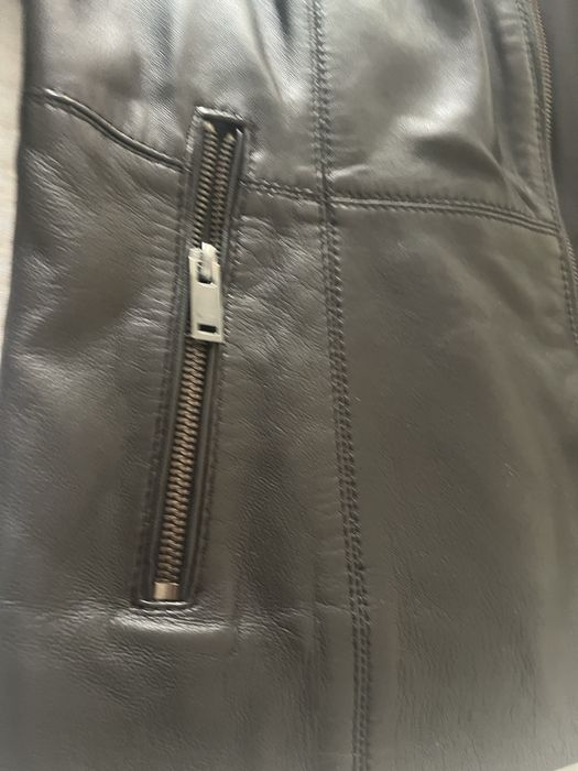 Blusao pele Massimo Dutti