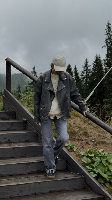 Шкіряна куртка, косуха