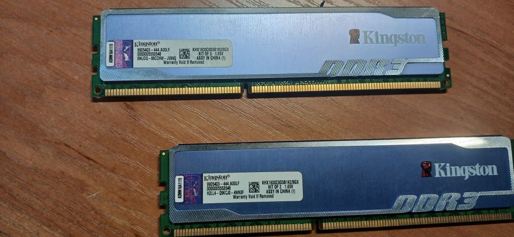 DDR3 Kingston  HYPER BLU 8 Gb