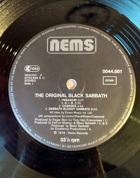 Black Sabbath - vinyl