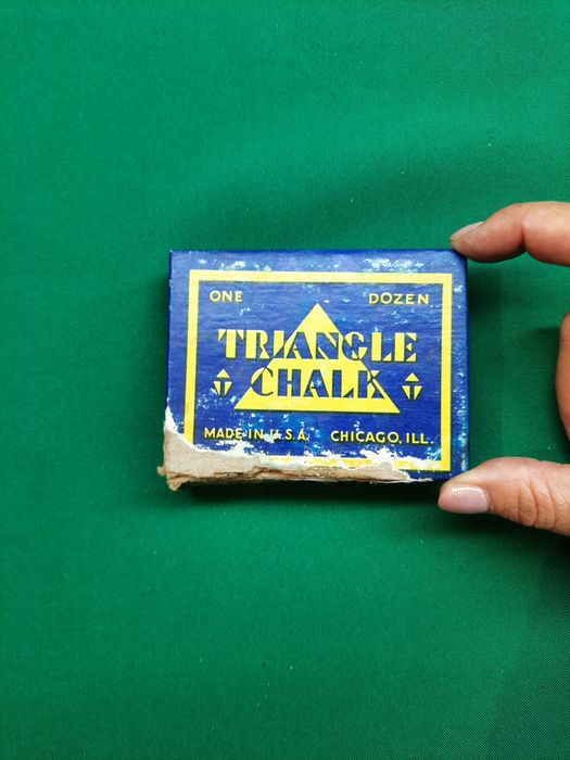 Triangle Chalk" Billiard Cue Chalk Box64552028067329122