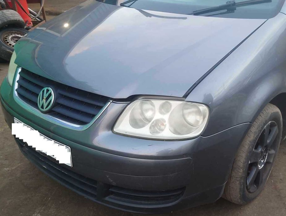 vw Touran kompletny przód maska zderzak błotnik pas klapa lampa drzwi