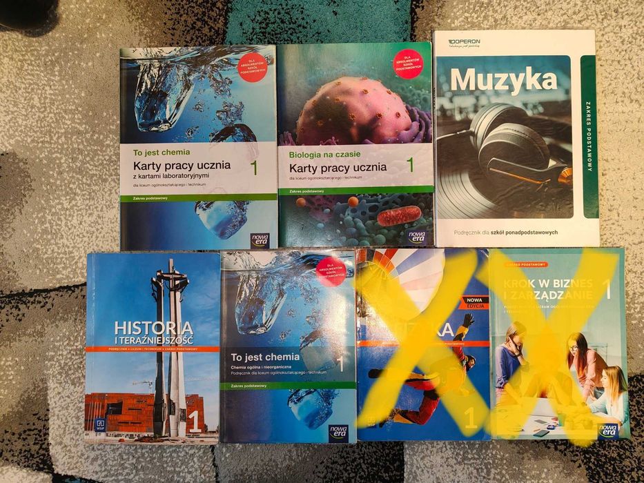 Podręczniki klasa 1 liceum