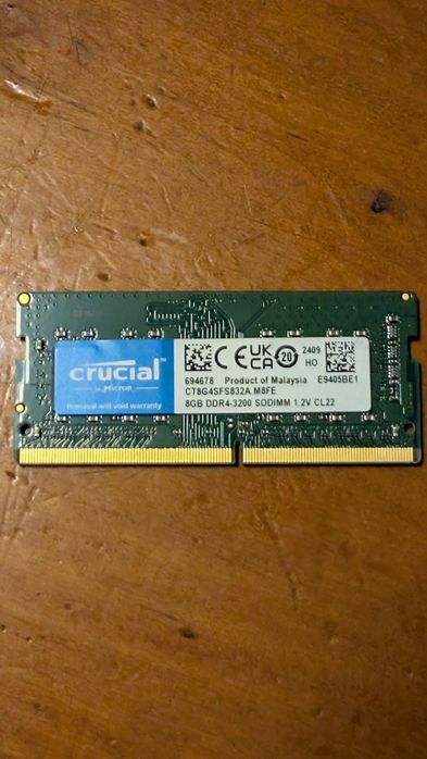 Оперативна пам'ять SODIM DDR4 3200 МГц 2х8 Гб