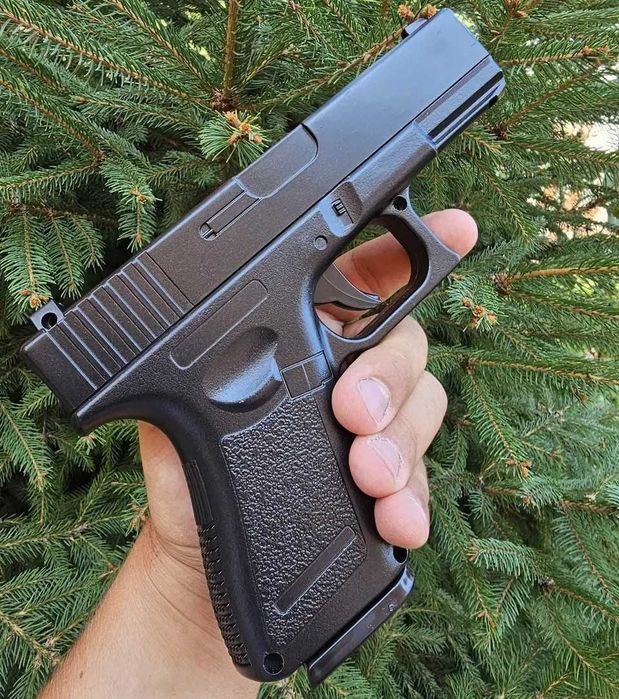 Пістолет Глок Glock 19 Galaxy G15 кульках Металевий іграшковий