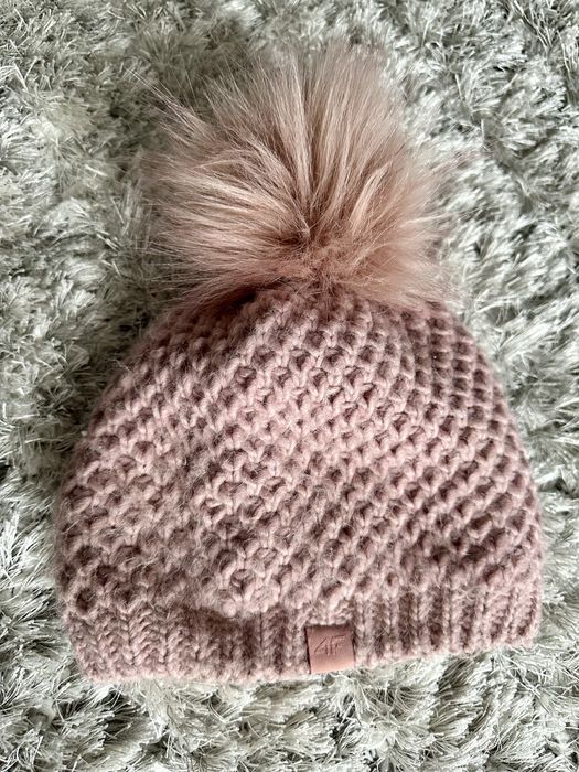 4F czapka zimowa damska M ekstra z pomponem