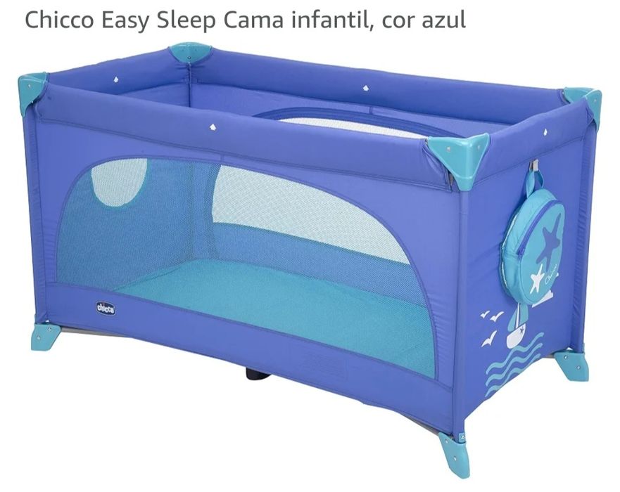 Berço parque Chicco Easy Sleep azul