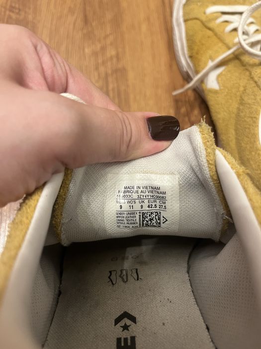 Converse one star żółte