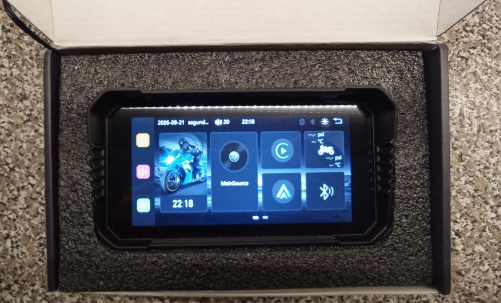 Carpaly para mota android auto 6.25 polegadas