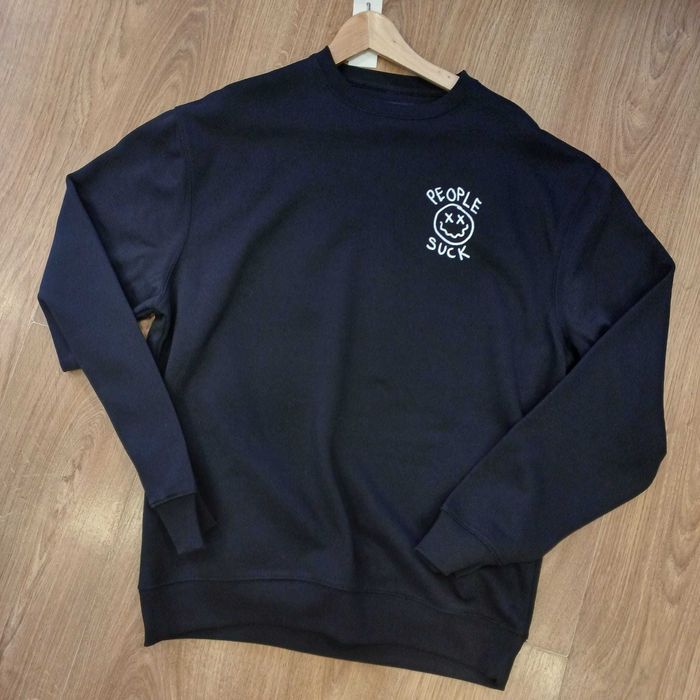 Sweatshirt People Suck Black