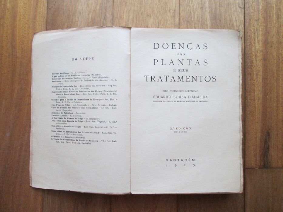 Agricultura - Botânica - Plantas - 2 Livros Antigos