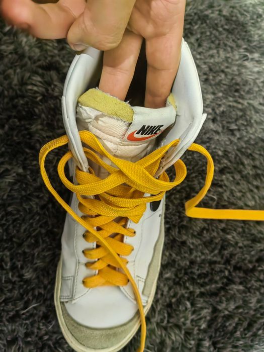 Nike blazer mid couro