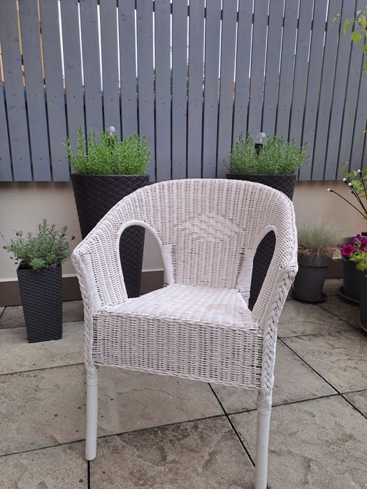 Krzeslo ratanowe ogrodowe Ikea