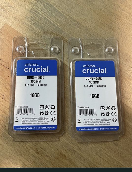 DDR5 SODIMM 8/16gb 5600mhz