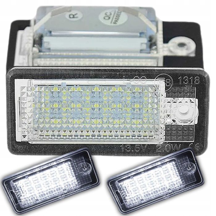 Підсвітка номера Audi A3 A4 B6 A6 C6 A8 Q7 RS4 RS6 2 шт