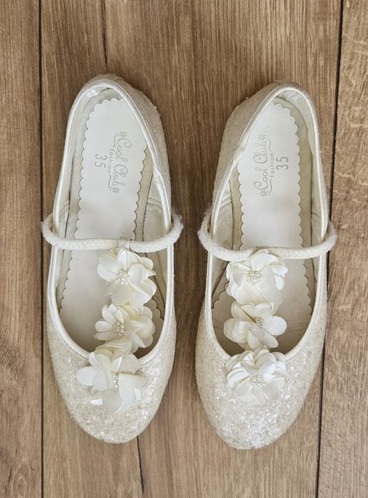 Cool Club Buty Baletki Komunia Ślub Wizytowe cekiny 35 rozmiar Smyk