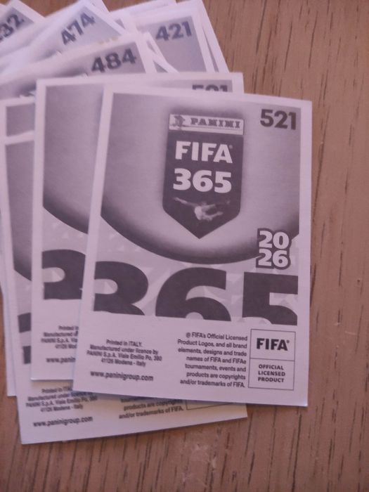 Troca de cromos FIFA 365 2026