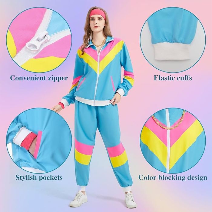 Kostium dres z lat 80/90 unisex XL